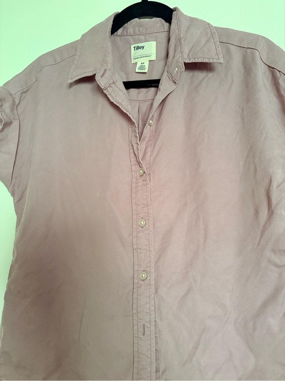 Light Pink Button-Up Shirt